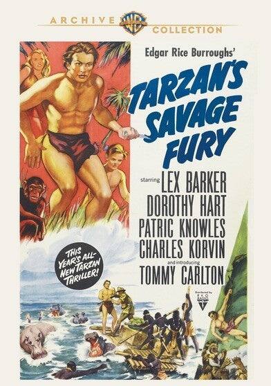Front. Tarzan's Savage Fury - DVD.