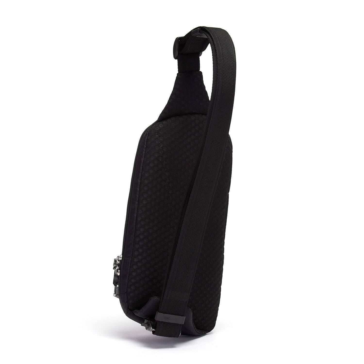 Back. Pacsafe - Vibe 150 Sling Pack, Jet Black - Jet Black.