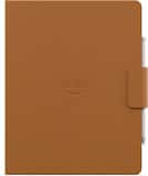 Amazon - Kindle Scribe Executive Folio Cover with Magnetic Attach, Sleek Protective Case - Premium Leather - Caramel
