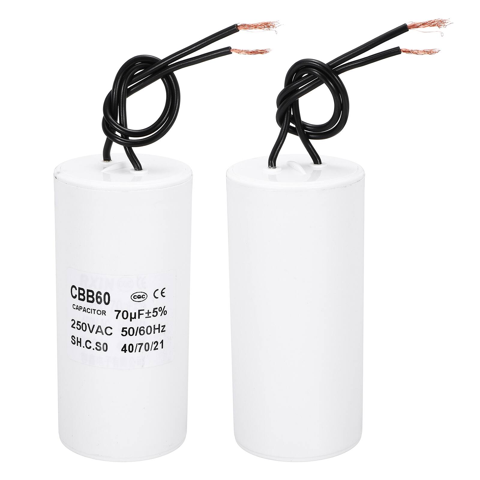 CBB60 CGC CE CAPACITOR 70µF±5% 250VAC 50/60Hz SH.C.SO 40/70/21