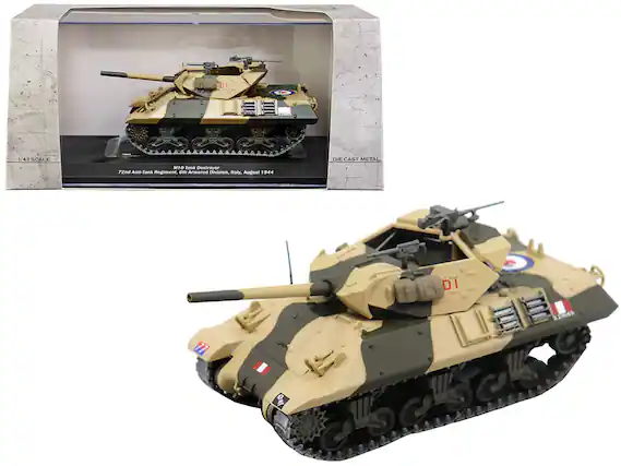 1/43 SCALE
DIE CAST METAL
M10 Tank Destroyer
72nd Anti-Tank Regiment, 6th Armored Division, Italy, August 1944
DI
77