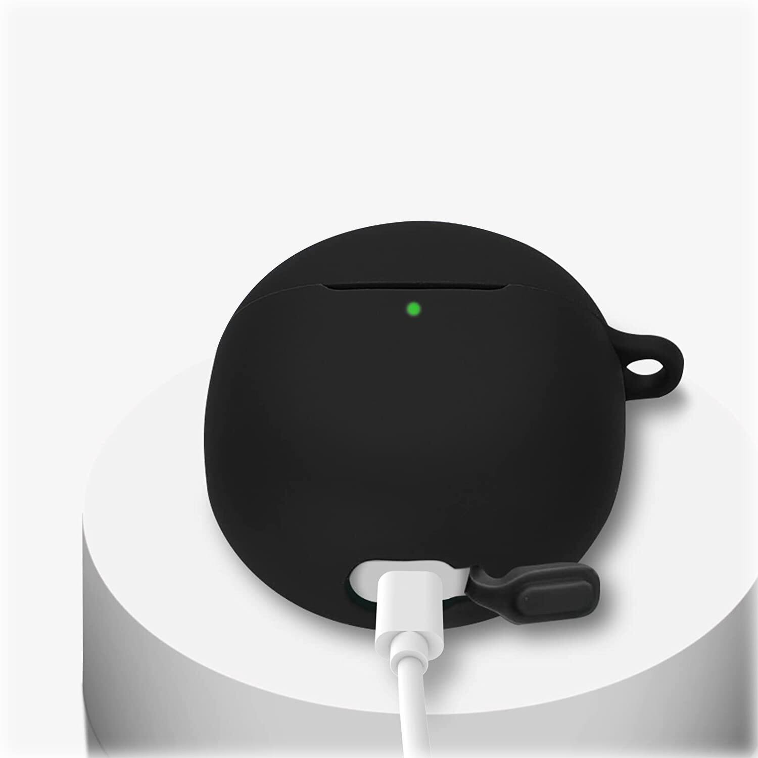 Alt View 13. SaharaCase - Anti-Slip Silicone Case for Google Pixel Buds Pro 2 Headphones - Black.