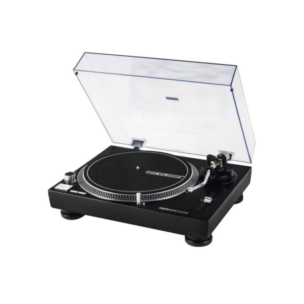 Front. Reloop - Reloop RP2000 Professional Direct Drive USB Turntable System.