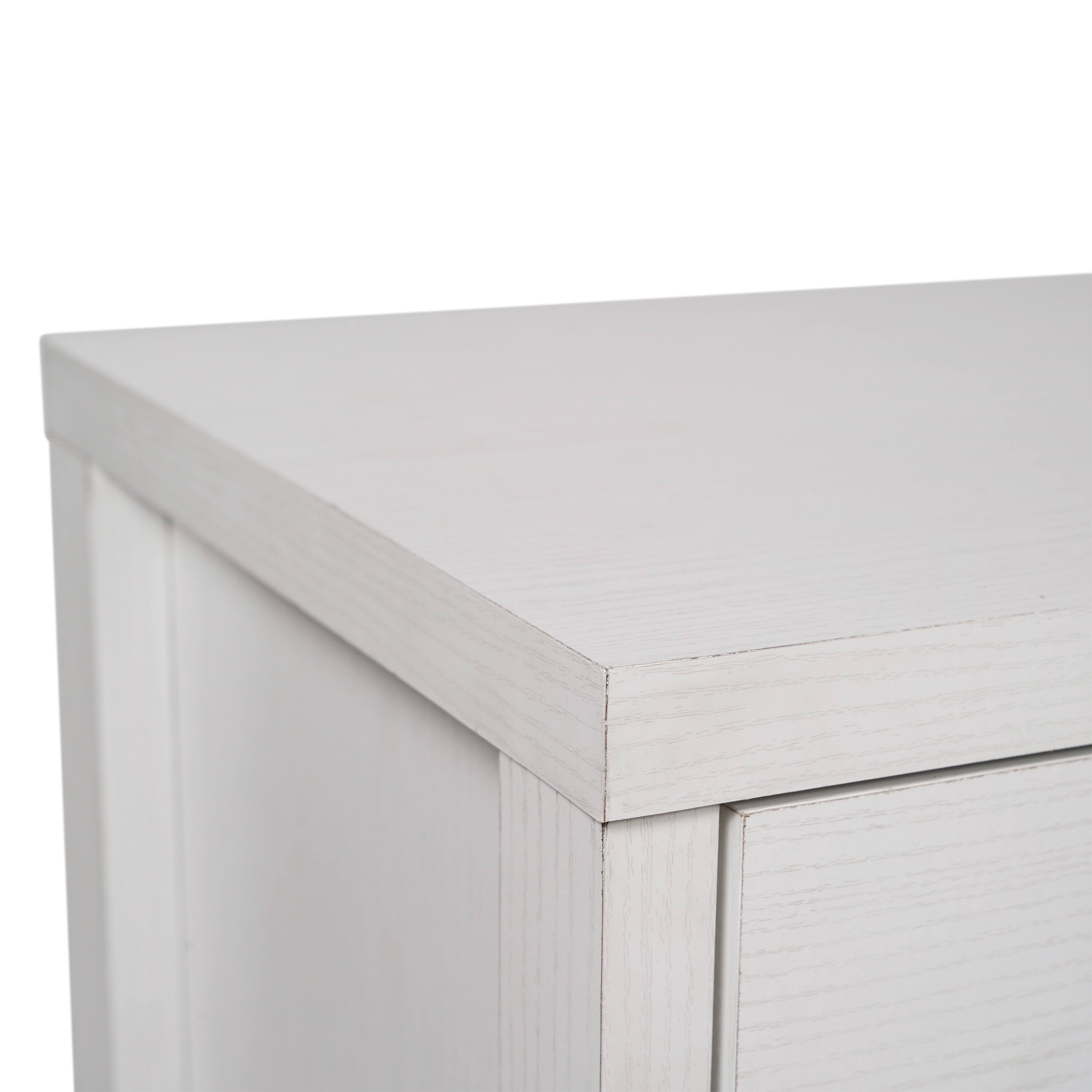 Alt View 10. Emma + Oliver - Keith Engineered Wood Buffet Sideboard Storage Cabinet for Kitchen/Dining Room with 3 Drawers and 3 Tempered Glass Doors - White.
