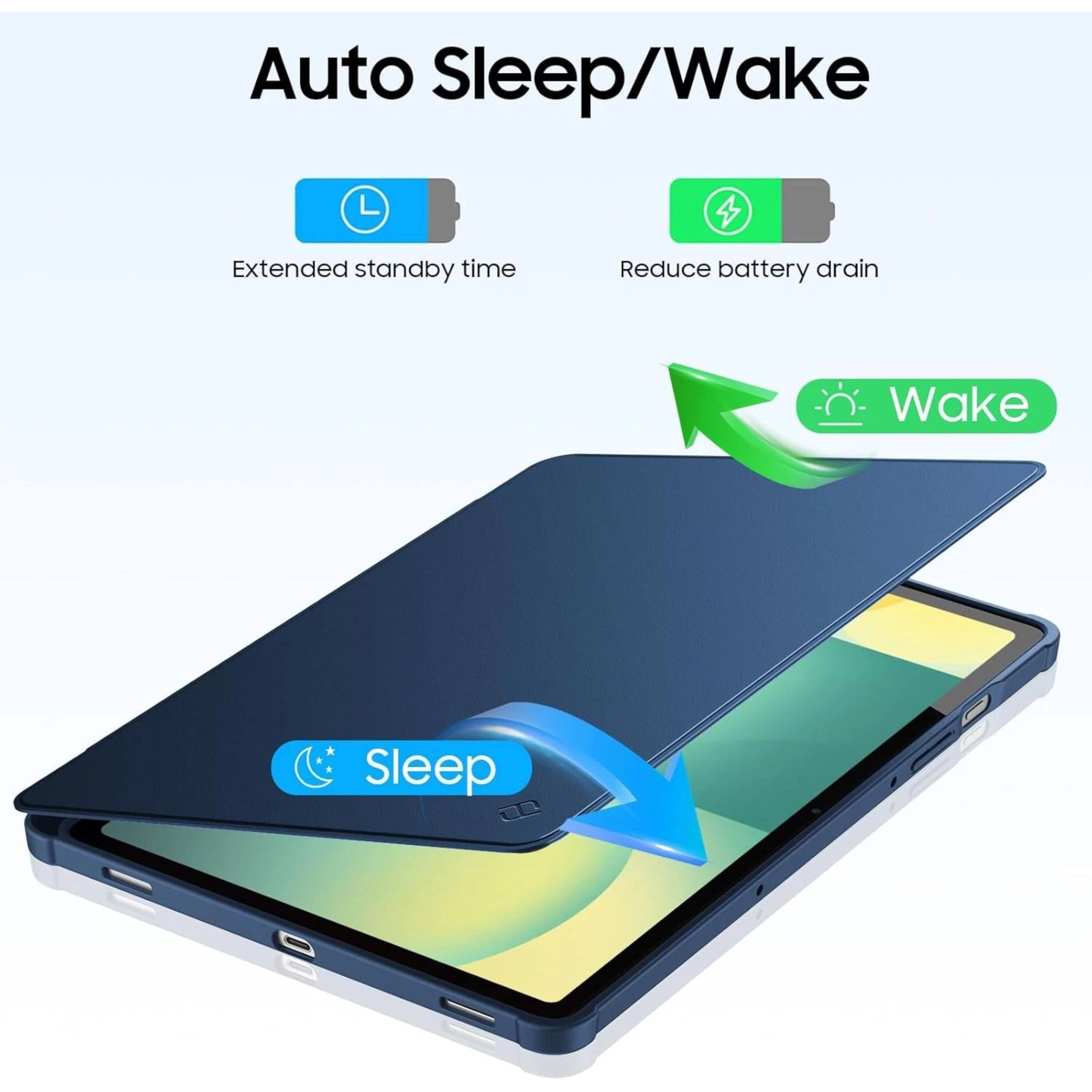 Auto Sleep/Wake

Extended standby time
Reduce battery drain

Wake
Sleep