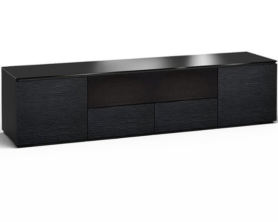 Angle Zoom. Salamander Designs - Chicago AV Cabinet for Most TVs up to 85" - Black Oak.