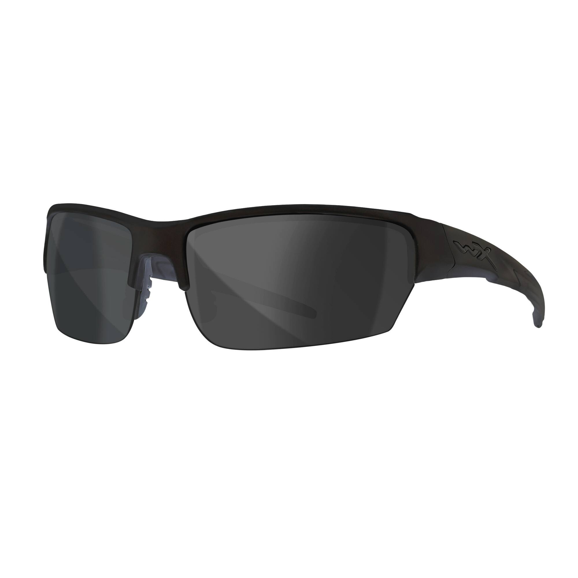 Back. Wiley X - Wiley X Changeable WX Saint Sunglasses (Smoke Gray, Clear Lens and Matte Black) - Gray.