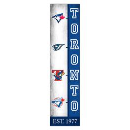 Fan Creations - Toronto Blue Jays 6" x 24" Progression Wood Sign - Multicolor