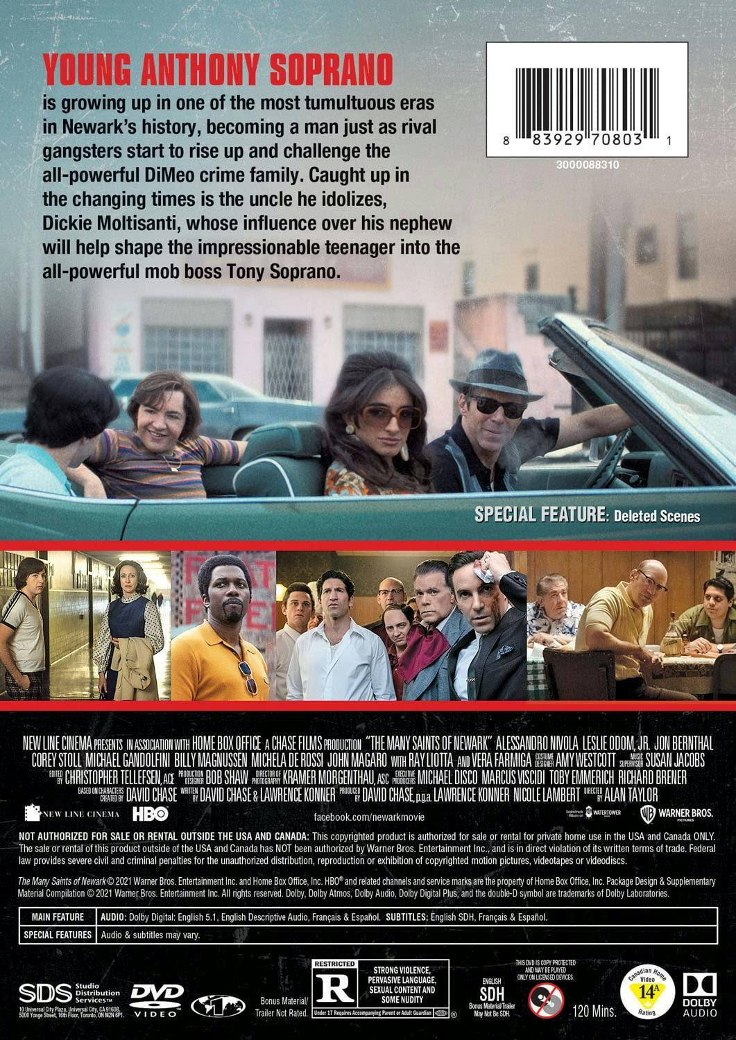 Back. The Many Saints of Newark [DVD].