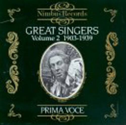 Various Artists - Great Singers 2: 1903-39 / Various   - COMPACT DISCS [CD]