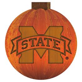 Fan Creations - Mississippi State Bulldogs 12'' Pumpkin Sign - Orange