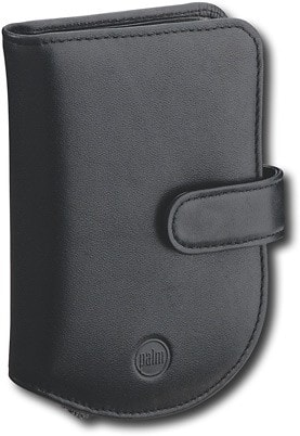 Angle Standard. Palm - Slim Leather Case for Palm m100 Series - Black.