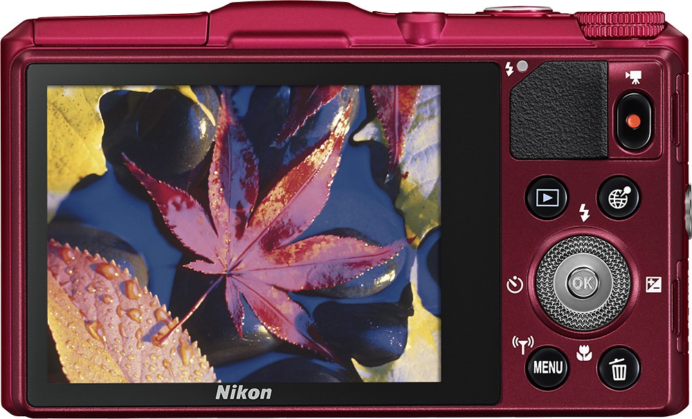 Best Buy Nikon Coolpix S Megapixel Digital Camera Red
