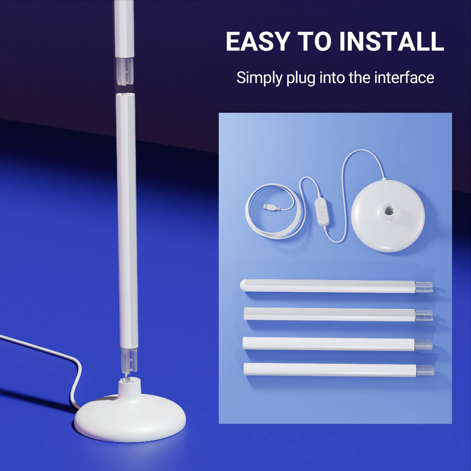 EASY TO INSTALL  
Simply plug into the interface