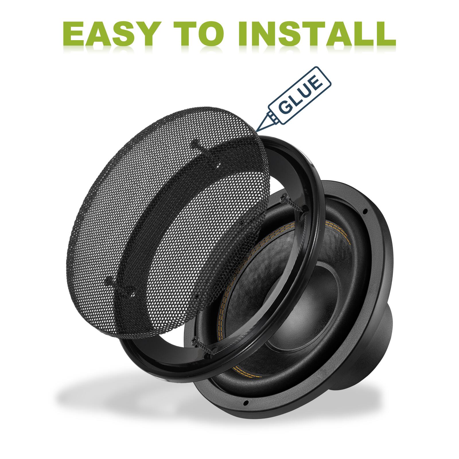 EASY TO INSTALL  
GLUE