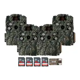 Browning - Trail Camera - Strike Force FHDR 40MP (4-Pack) with Accessories Bundle