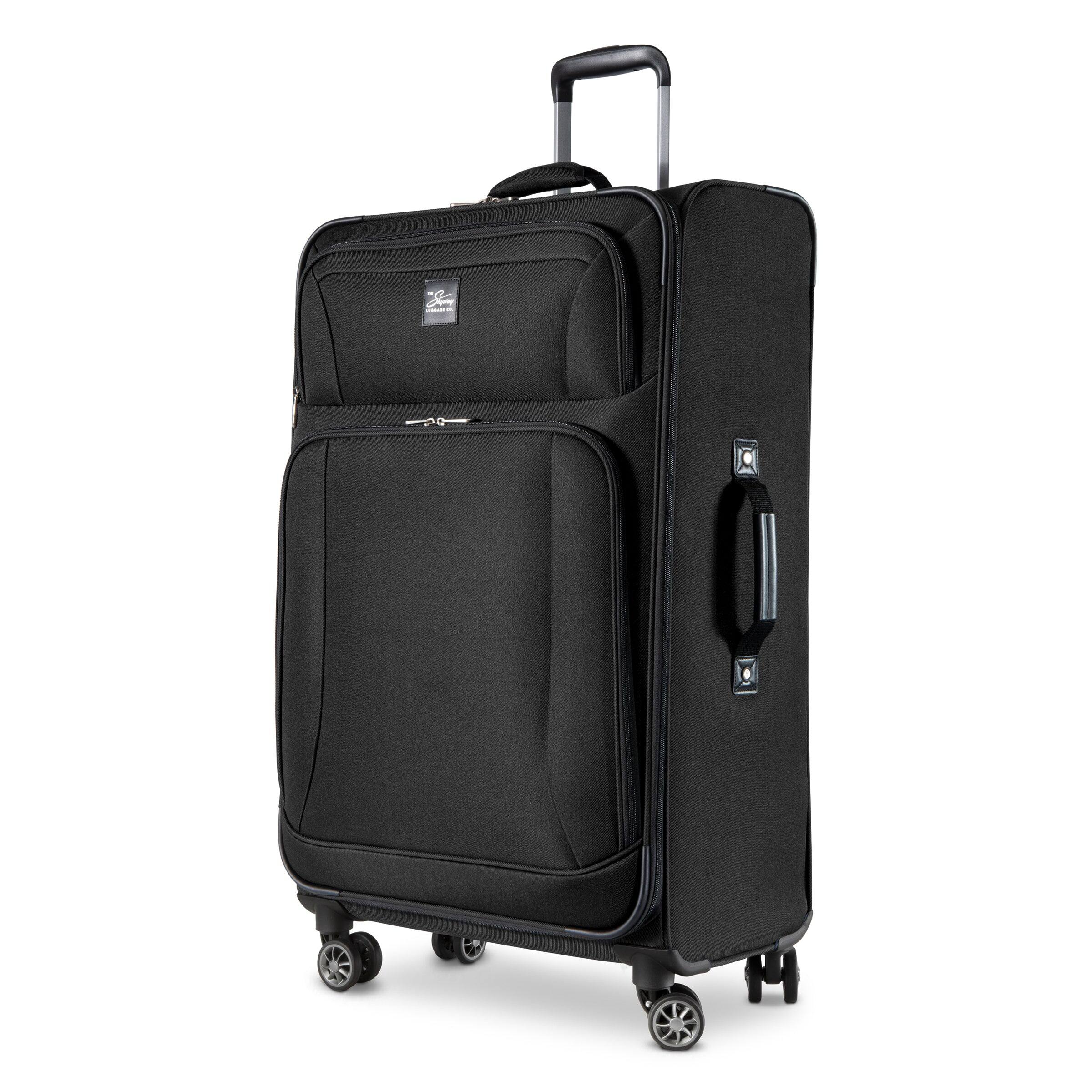 Angle. Skyway - Epic Softside Large Check-In, Black - Black.