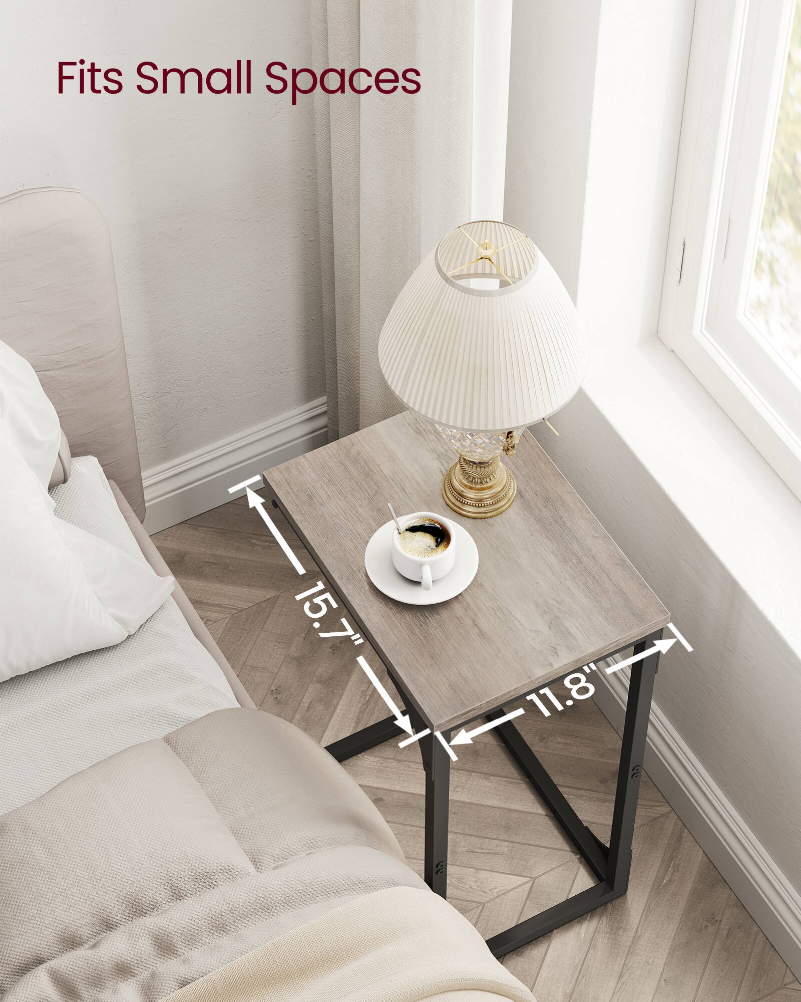 Fits Small Spaces

15.7" x 11.8"