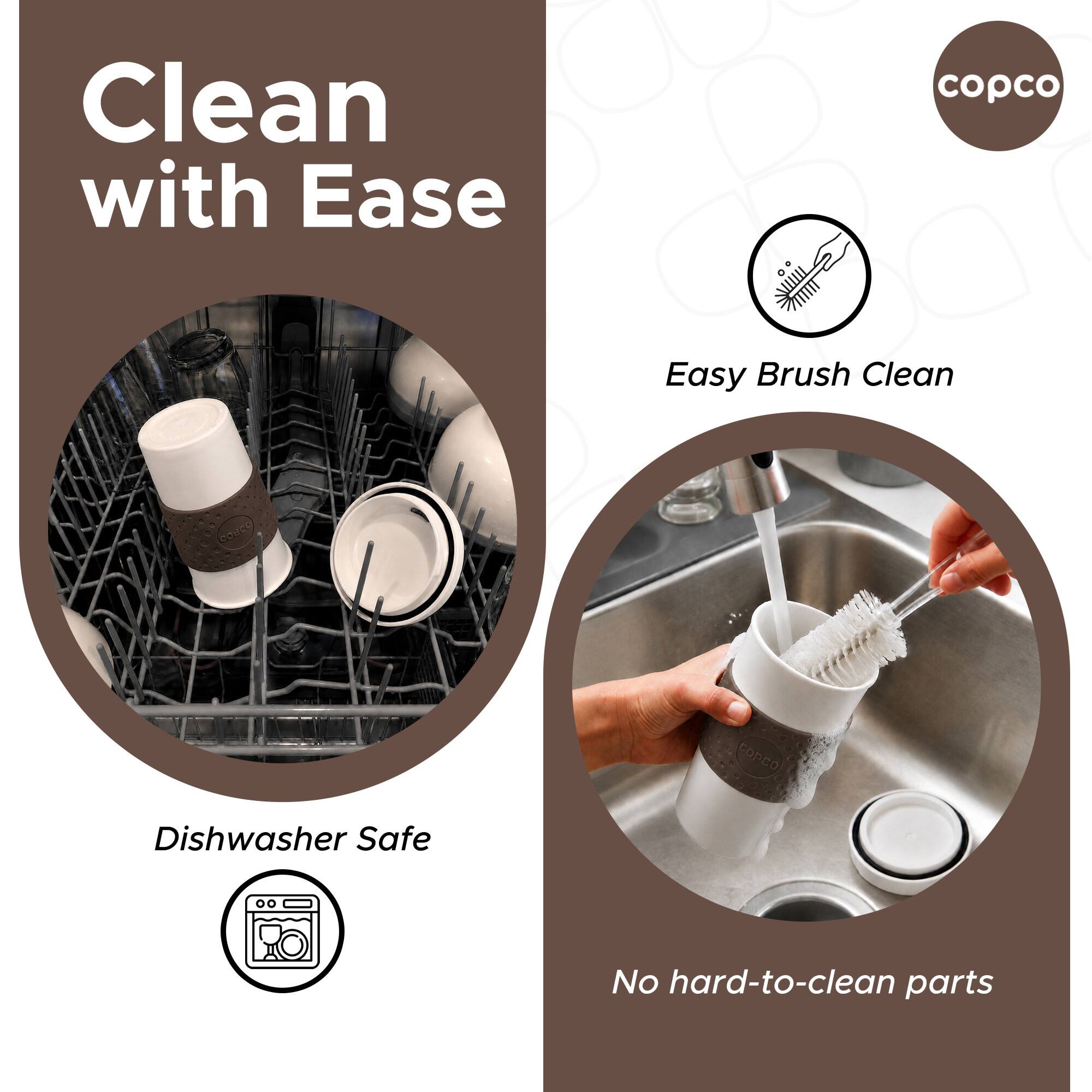 Clean with Ease

Easy Brush Clean

Dishwasher Safe

No hard-to-clean parts