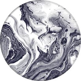 PopSockets - PopGrip - Black and White Marble
