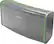 Left. iHome - Portable Bluetooth Speaker - Gray/Green.