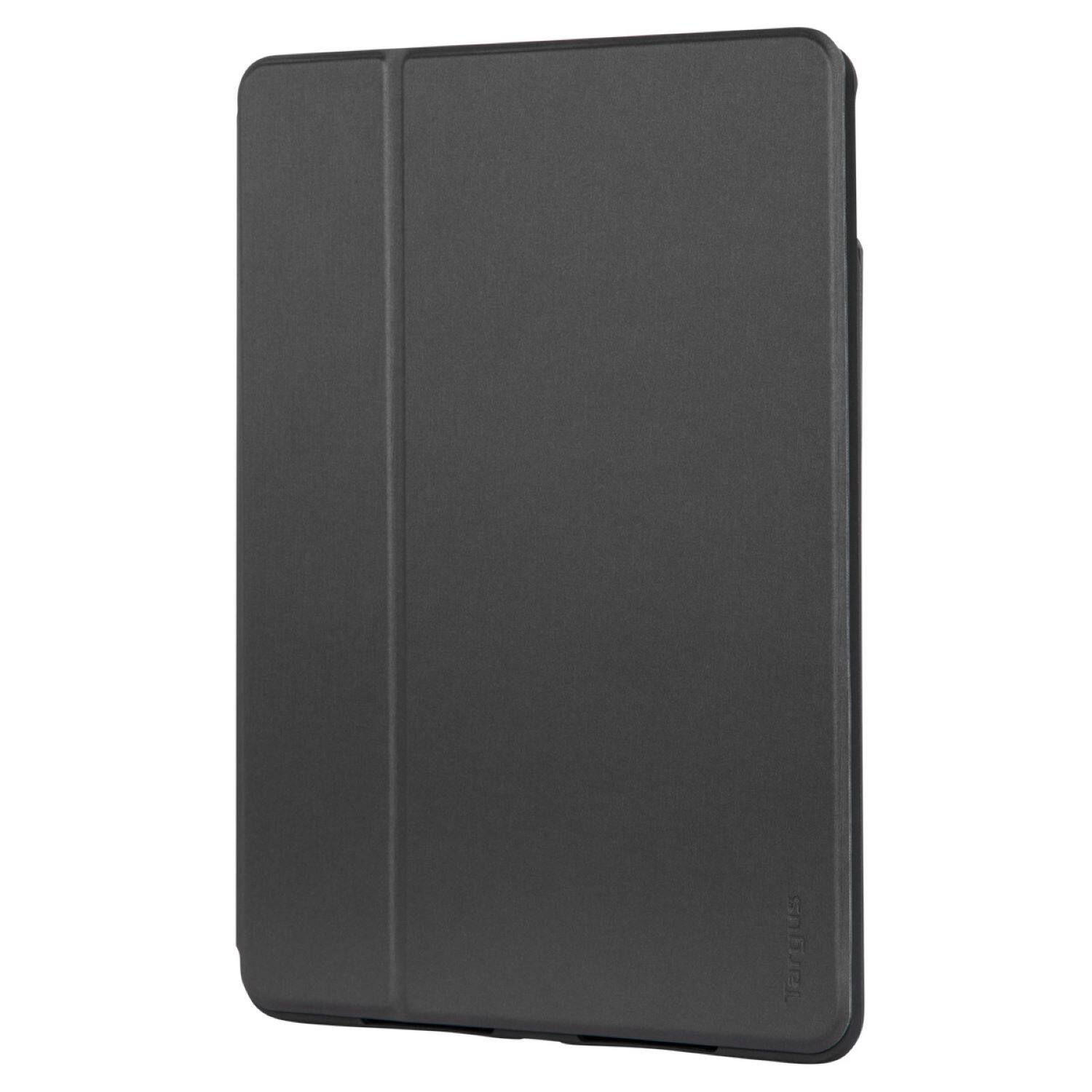 Left. Targus - Click-In Rotating Case for iPad (9th/8th/7th gen.) 10.2-inch, iPad Air 10.5-inch, and iPad Pro 10.5-inch - Black.