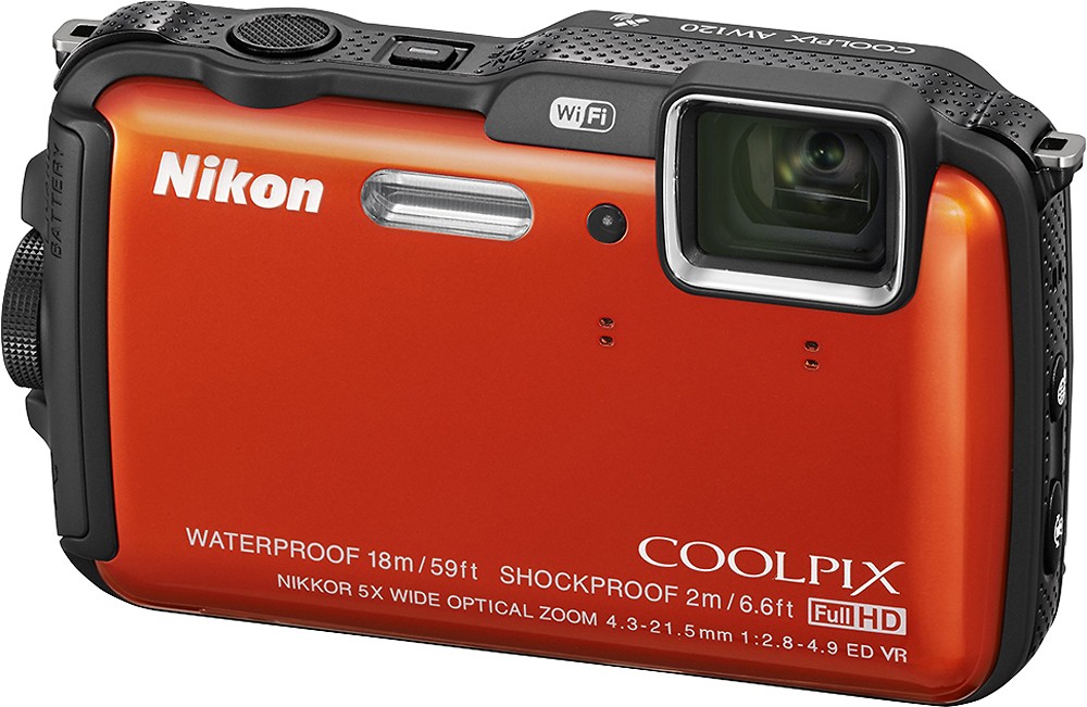 Best Buy: Nikon Coolpix AW120 16.0-Megapixel Waterproof Digital