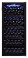 Whynter - 124-Bottle Wine Refrigerator - Black - Front_Zoom
