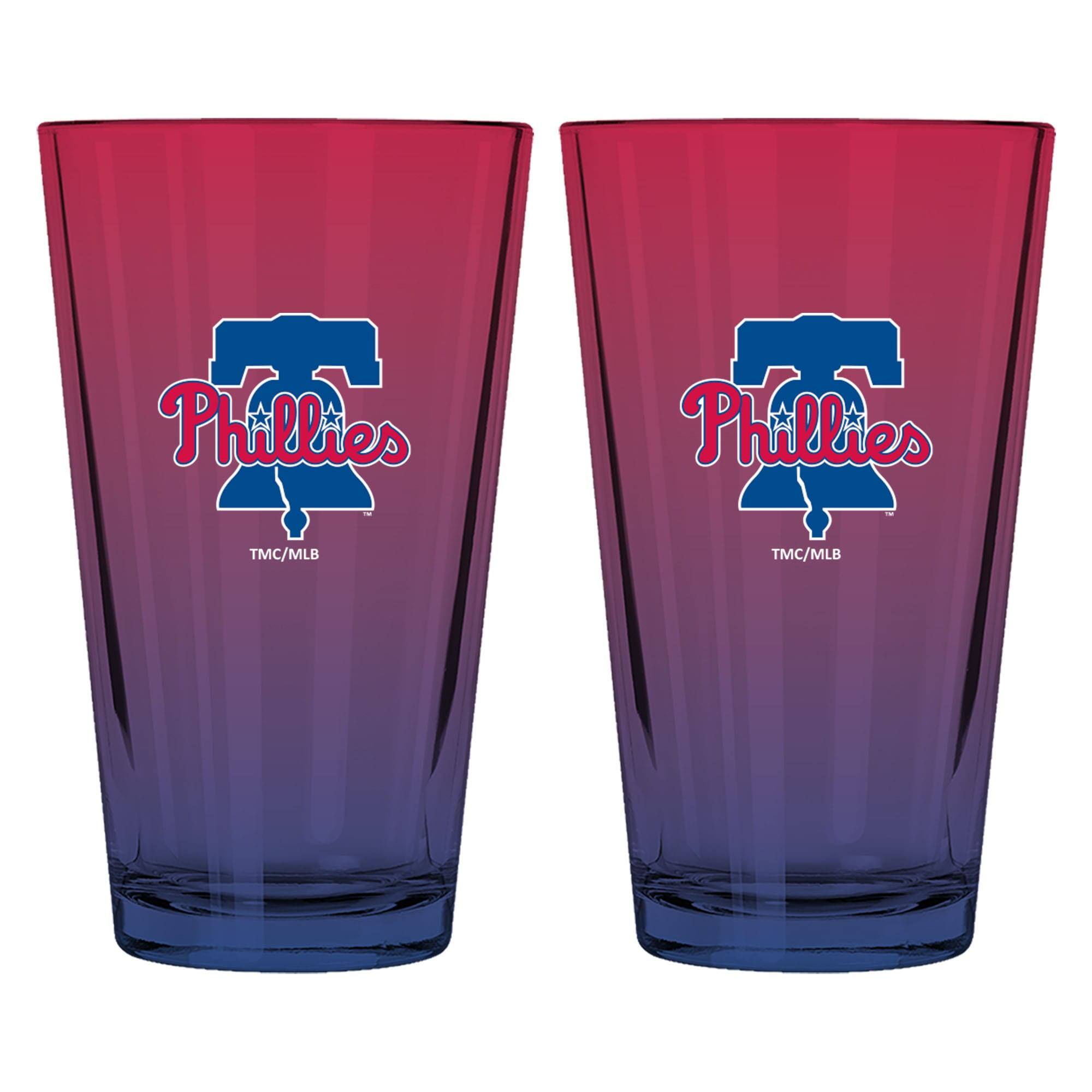 The Memory Company - Two-Pack 16oz. Ombre Pint Glass Set - Multicolor