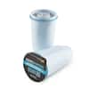 Angle. ZeroWater - ZeroWater 5-stage water filter replacement - 2 pack - White.