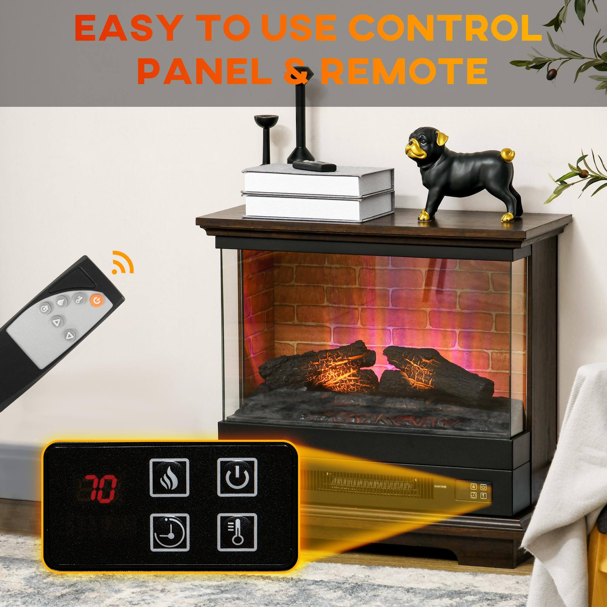 EASY TO USE CONTROL PANEL & REMOTE