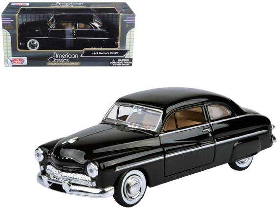 American Classics
1:24 SCALE
1949 Mercury Coupe
MOTOR MAX
WARNING: CHOKING HAZARD - Small parts. Not for children under 3 years.