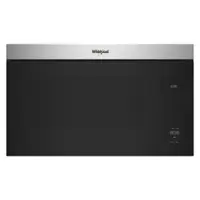 Whirlpool - 1.1 Cu. Ft. Over-the-Range Microwave with Flush Built-in Design - Stainless Steel - Front_Zoom