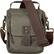 Alt View 11. Platinum™ - Vintage Platinum DSLR Small Camera Bag - Dark Green/Dark Brown.