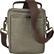 Alt View 12. Platinum™ - Vintage Platinum DSLR Small Camera Bag - Dark Green/Dark Brown.