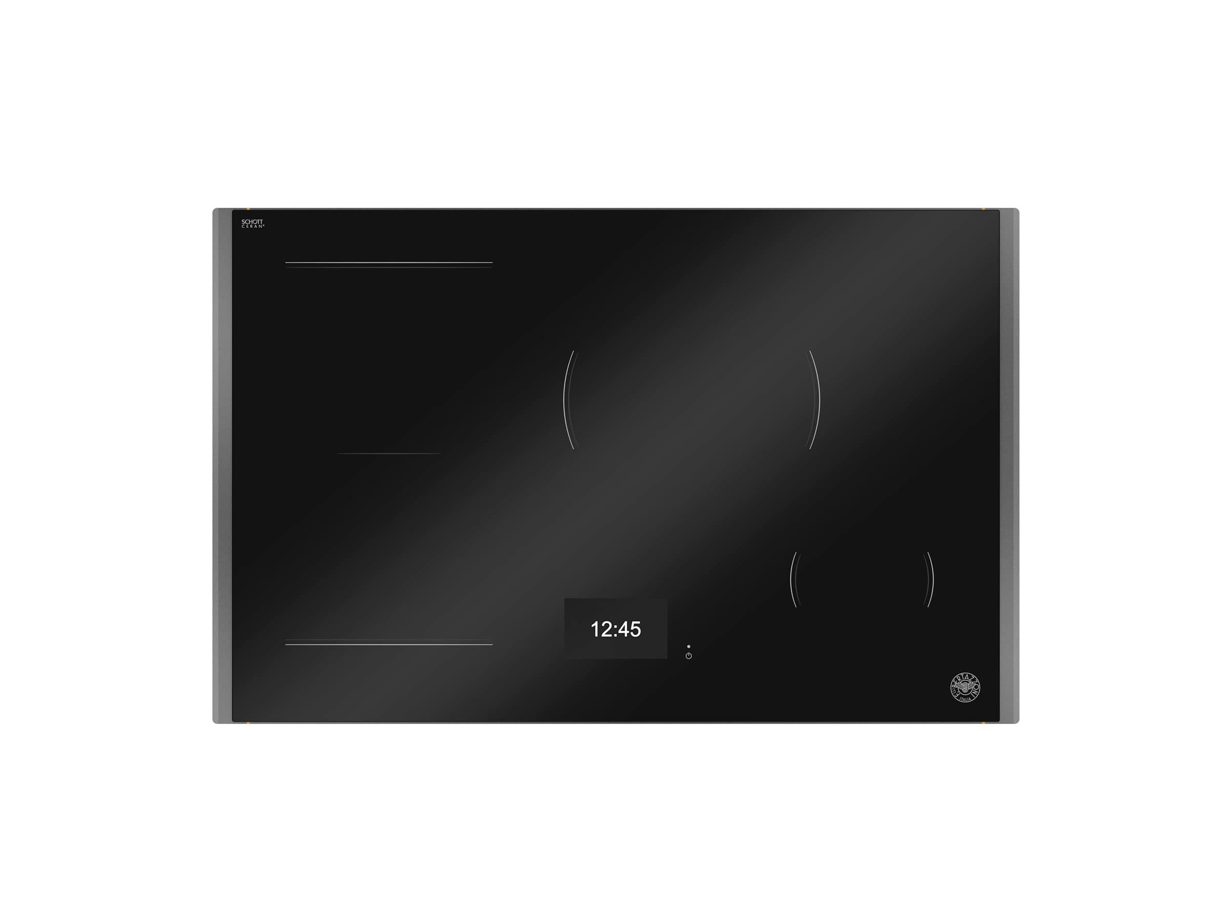 "30"" Bertazzoni Induction Cooktop - Black with Carbonio Metal Frame - Black Glass/Carbonio" price history on PriceWatchPro