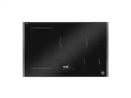30" Bertazzoni 4-Element Built-In Electric Induction Cooktop - Black with Carbonio Metal Frame - Black Glass/Carbonio