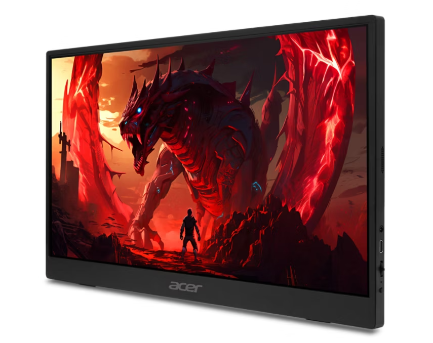 Left. Acer - Nitro 15.6" LED Monitor PM1 PG161Q P 1920 x 1080 60Hz 16:9 250 nits UM.ZP1AA.P01.