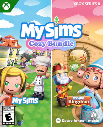 XBOX SERIES X
MySims Cozy Bundle
MySims
MySims Kingdom
EVERYONE ENFANTS et ADULTES
E ESRB
Electronic Arts
maxis - E (Everyone)
