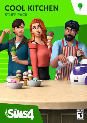 The Sims 4 Cool Kitchen Stuff Pack. - T (Teen 13+)