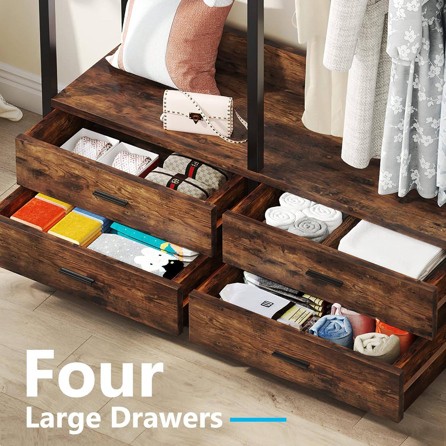 Four Large Drawers
