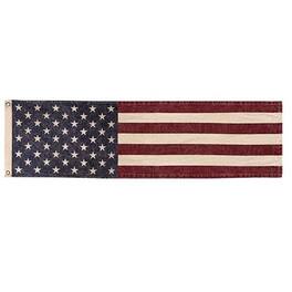 BreeBe - Stonewashed American Flag 20" x 90" - Red, White, Blue