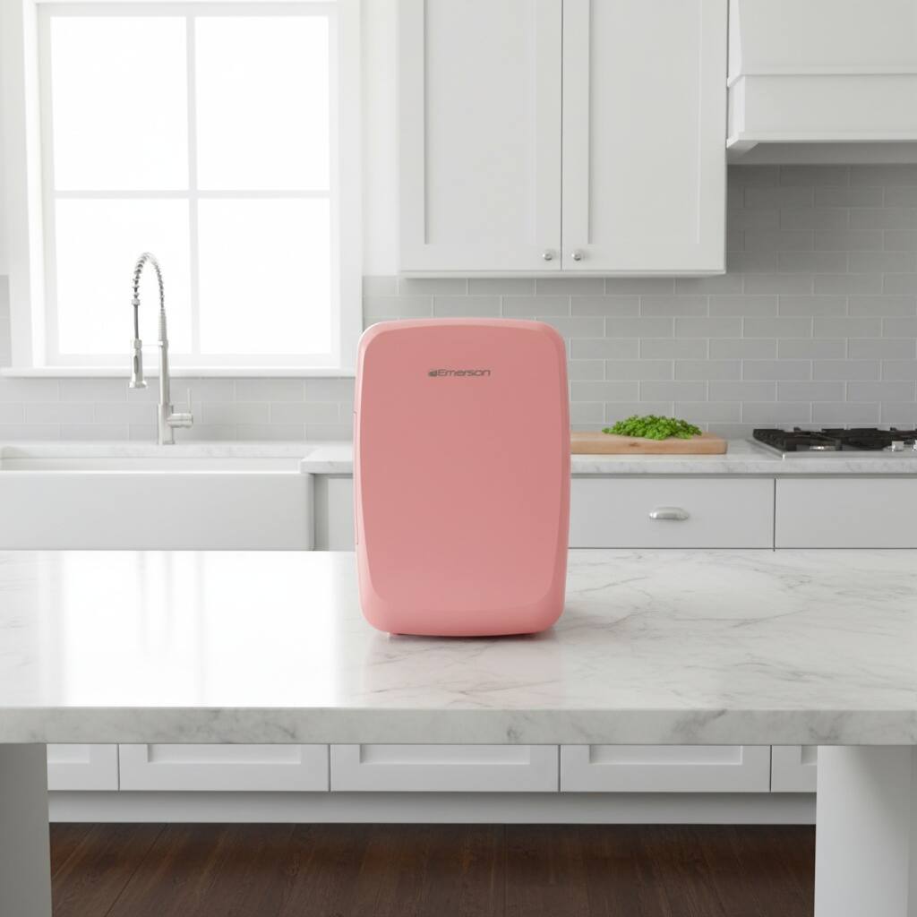 Left. Forest'nSky - Portable Electric Cooler and Warmer for Car, Travel, Camping & Home Use,Pink - Pink.