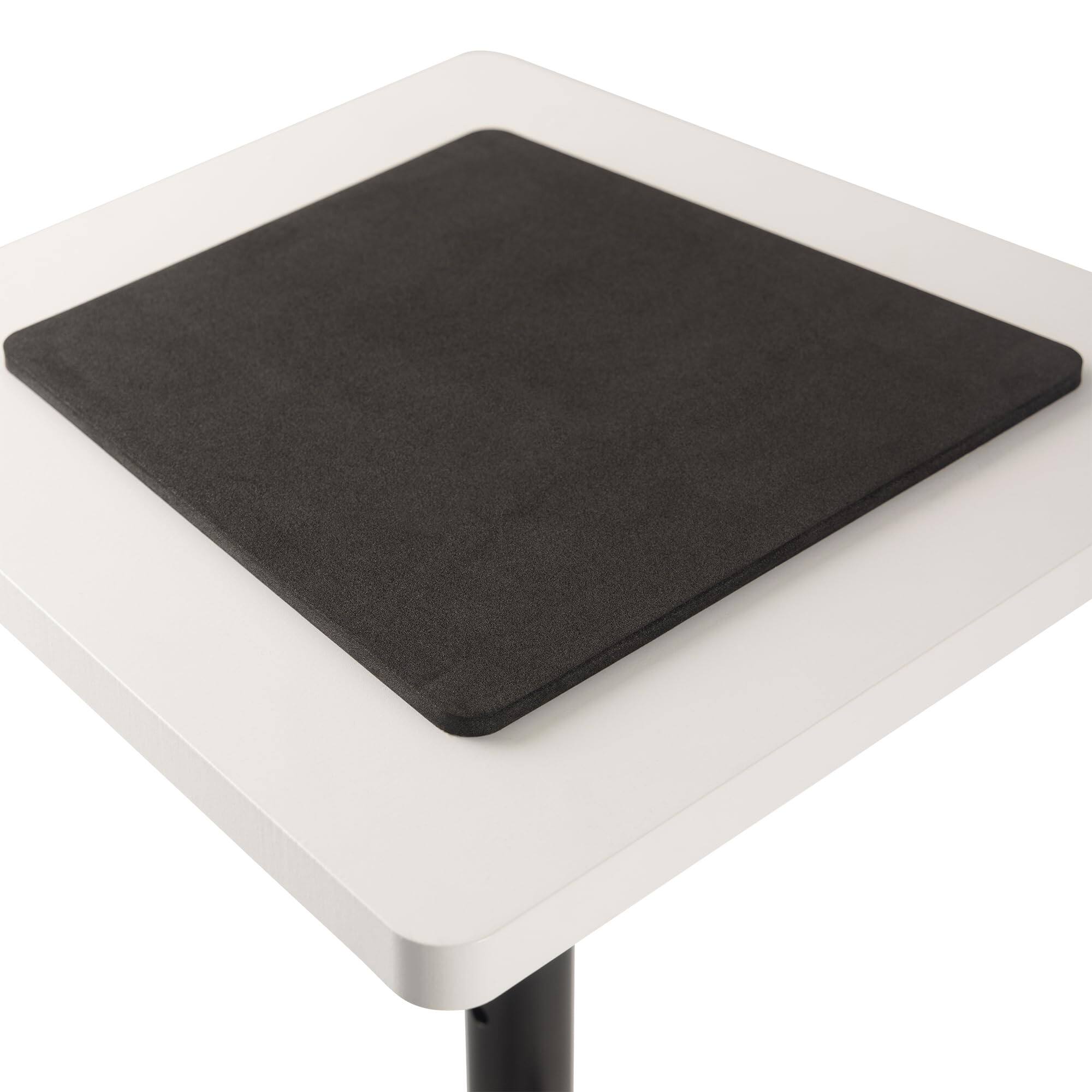 Alt View 4. On Stage Stands - On-Stage Wood Studio Monitor Stands- Floor Bookshelf Speaker Stands, Adjustable, Weight Capacity 90Lb Each, Recording, - Black.