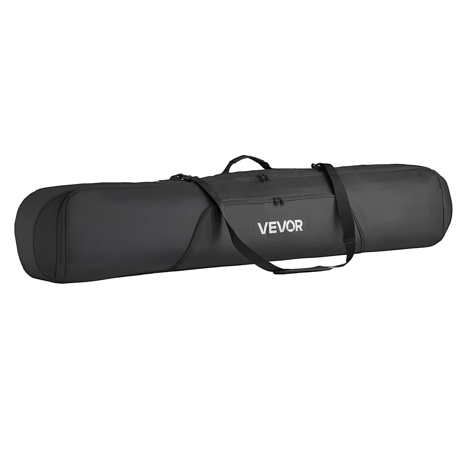Alt View 5. VEVOR - Snowboard Bag, Fits Skis and Snowboards up to 65 in/165 cm, Padded Design for Air Travel, Durable 600D Waterproof - Black.
