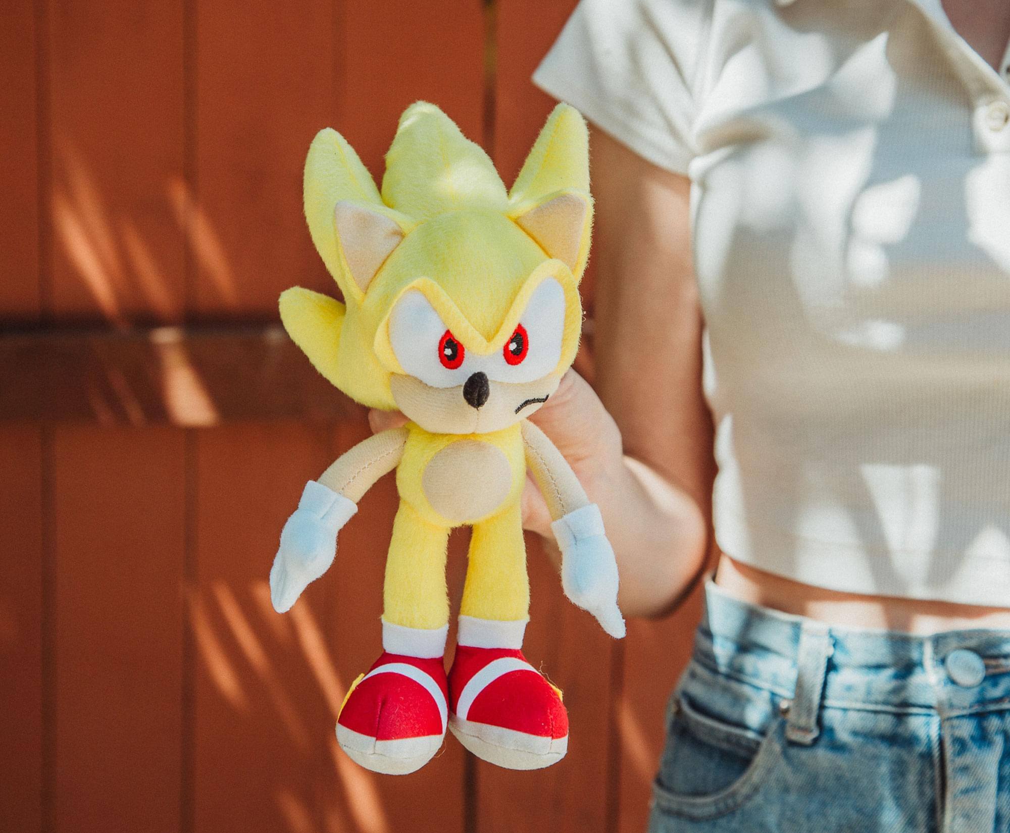 Alt View 2. Accessory Innovations Company - Sonic the Hedgehog 8-Inch Character Plush Toy | Super Sonic - Yellow.