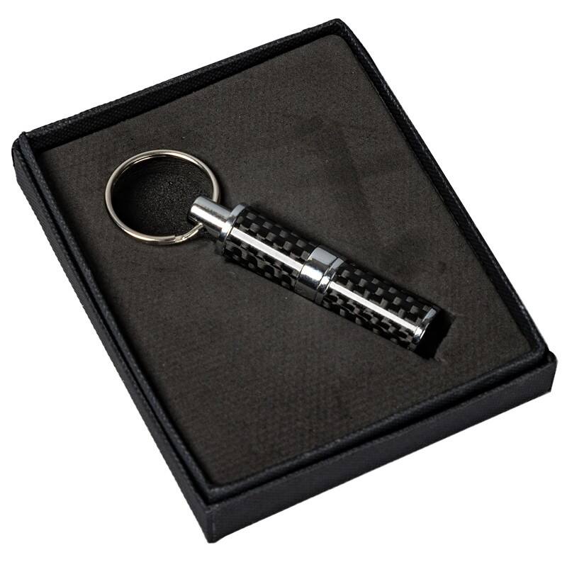 Alt View 2. Prestige - Authentic Carbon Fiber Cigar Punch - Carbon Fiber Finish.