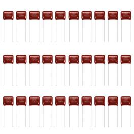 Unique Bargains - 30pcs 0.15uF 630V CBB21/22 Metallized Polypropylene Film Capacitor for Electronics and Lamps - Red