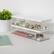 Alt View 11. Martha Stewart - Grady Premium Clear Plastic Storage Boxes - Clear/White Engineered Top.