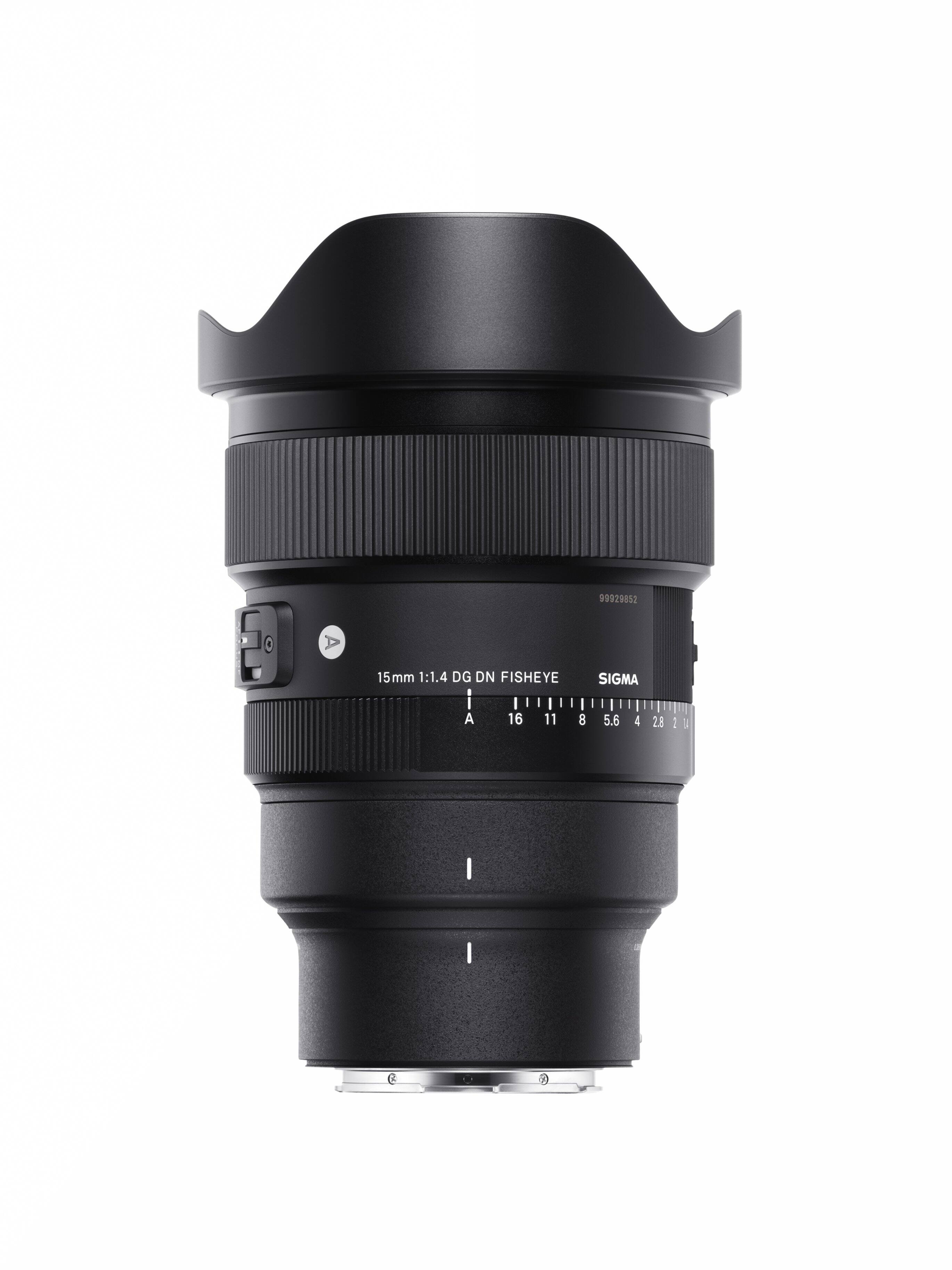 99929852 15mm 1:1.4 DG DN FISHEYE SIGMA 16 11 8 5.6 4 2.8